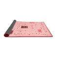 thumbnail image 2 of Ahgly Company Indoor Square Solid Red Modern Area Rugs, 6' Square, 2 of 4