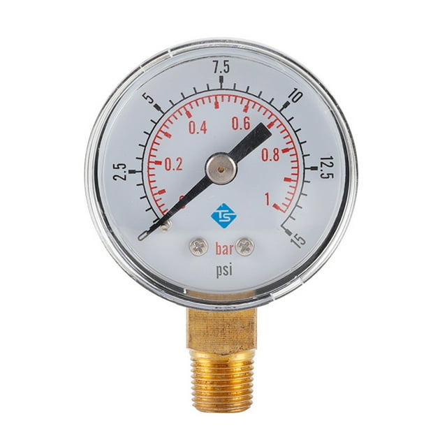 Hydraulic Pressure Gauge Multi-functional Accuracy Compressor Meter Water Oil Air Tester Professional Meter Tool for Industrial Chemical Type 1