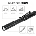 thumbnail image 7 of HIBIBUD 10 Pack Uv Black Light Flashlight Mini Pen Light with Clip Led Handheld Blacklight Detector for Leak Pet Urine Hotel Inspection Dry Stain and Bed Bug, 7 of 7