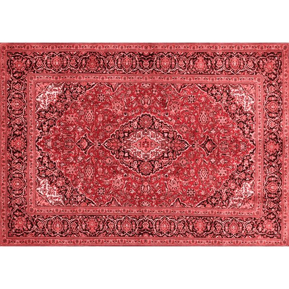 Ahgly Company Indoor Rectangle Persian Red Traditional Area Rugs, 5' x 7'