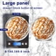 thumbnail image 2 of Báscula de Cocina Digital hito para Alimentos 15 kg Recargable Negra, 2 of 7