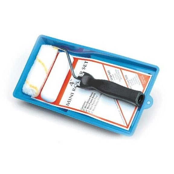 Mini Paint Roller Set - Red - 4in.