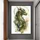 thumbnail image 3 of Kit Punto Cruz Con Dragón Impreso Hilo Algodón Ecológico Bordado 11CT 50x70cm, 3 of 9