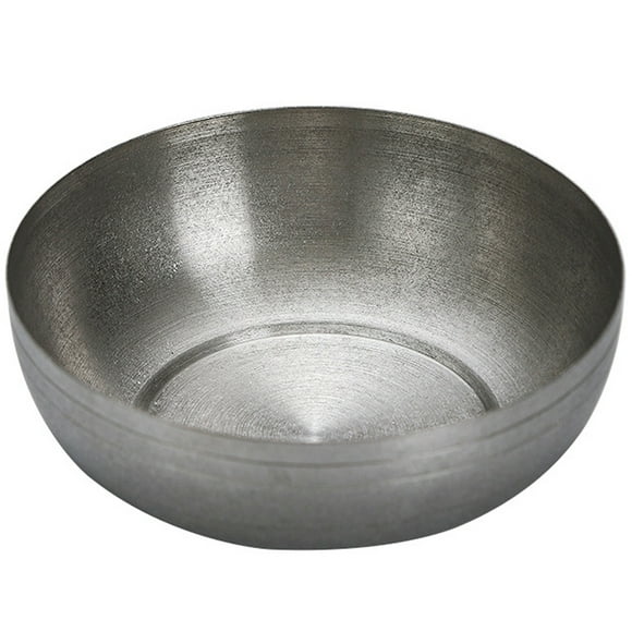 Cuenco de metal para frutas, cereales, aperitivos, cuencos de fideos inoxidables