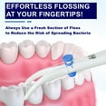thumbnail image 2 of The Floss Advances - Dental Floss Holder, Tension Adjustable Interdental Flosser, Reusable and Refillable Handle with Preloaded Floss 81 ft / 25 m, 2 of 8