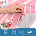 thumbnail image 3 of Yayeee Kitchen Curtains Tier Pair Light Filtering 27"x36" Rod Pocket Short Cafe Window Panel, Brown Gingerbread House, 3 of 7
