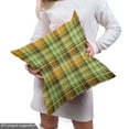 thumbnail image 5 of Ambesonne Scottish Tartan Fabric by the Yard Upholstery, British Plaid Art, 10 Yards, Dark Yellow Sage Green, 5 of 5