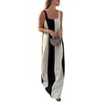 thumbnail image 1 of Vestido CHARTOU de lino sin mangas para vacaciones largas en la playa, 1 of 6
