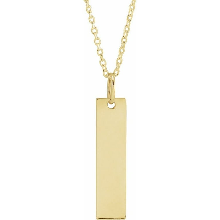 20 inch gold bar necklace online