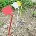 thumbnail image 6 of 10pcs Label Waterproof Nursery Garden Labels Stakes Outdoor Flower Pot Markers Potted Stake Tags for Planter Pot 50cm Red, 6 of 6