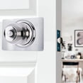 thumbnail image 4 of 2 Pcs Stainless Steel Repair Plate Deadbolt Door Knob Circular Lock Home Hardware, 4 of 8