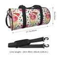 thumbnail image 2 of Balery Christmas Cute Pigs Bolsa de Gimnasio para Mujeres y Hombres, Bolsa de Viaje Impermeable, Bolsa de Fin de Semana con Compartimento para Zapatos y Bolsillo Húmedo, 2 of 6