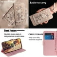 thumbnail image 3 of Case for Google Pixel 6 5G Cover Magnetic 3D Pattern Wallet Flip Case With Strap - Squirrel, 3 of 5