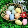 thumbnail image 5 of Famyfamy Cartoon Egg Multicolor Diy With Basket For DIY Crafts Home Decorations Colorful Simulation Easter Eggs, 5 of 11