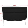 thumbnail image 4 of cciyu 2010-2017 Fit for Audi Q5 2.0L Retractable Rear Storage Cargo Cover Luggage Security Shield Shade, 4 of 5