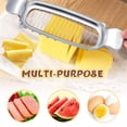 thumbnail image 4 of Cqxid Vegetable Cutter Under $10 Butter Cheese Slicer Stainless Cheese Slicer Cheese Slicer With Handle Multipurpose Cheese Slicer Food Cutter Upgrade Stainless Butter Slicer Cut, 4 of 9