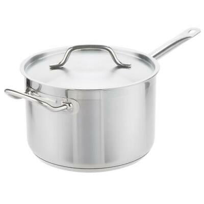 Pot Stainless Steel 1,6/3/4 L Saucepan with Glass Lid Casserole 