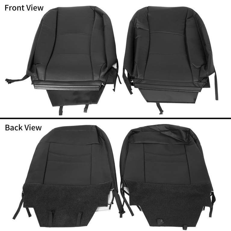For 2018 Dodge Ram Crew Cab 1500 2500 3500 Black Seat Covers Kit Com - 2018 Dodge Ram 2500 Slt Seat Covers