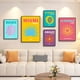 thumbnail image 5 of Póster de pared con impresiones de estilo bohemio maximalista, pintura en lienzo moderna con diseño de palmeras de Mykonos y Miami para decoración del hogar, 5 of 5
