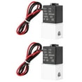 thumbnail image 3 of Stainless Steel Plunger & Spring 12V Air Solenoid Valve for Air, Gas, Liquid, Water, Maximum 1.2MPa, 2Pcs, 3 of 3