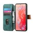 thumbnail image 3 of Dteck for Samsung Galaxy A12 Wallet Case with RFID Blocking Credit Card Holder,Wristband Strap Kickstand PU Leather Flip Shockproof Cover Women Men for Galaxy A12 5G Case,Green, 3 of 9