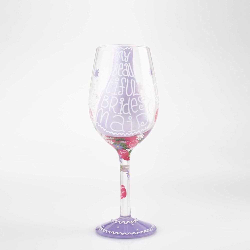 Lolita Beautiful Bridesmaid Wine Glass #6000014 - Walmart.com