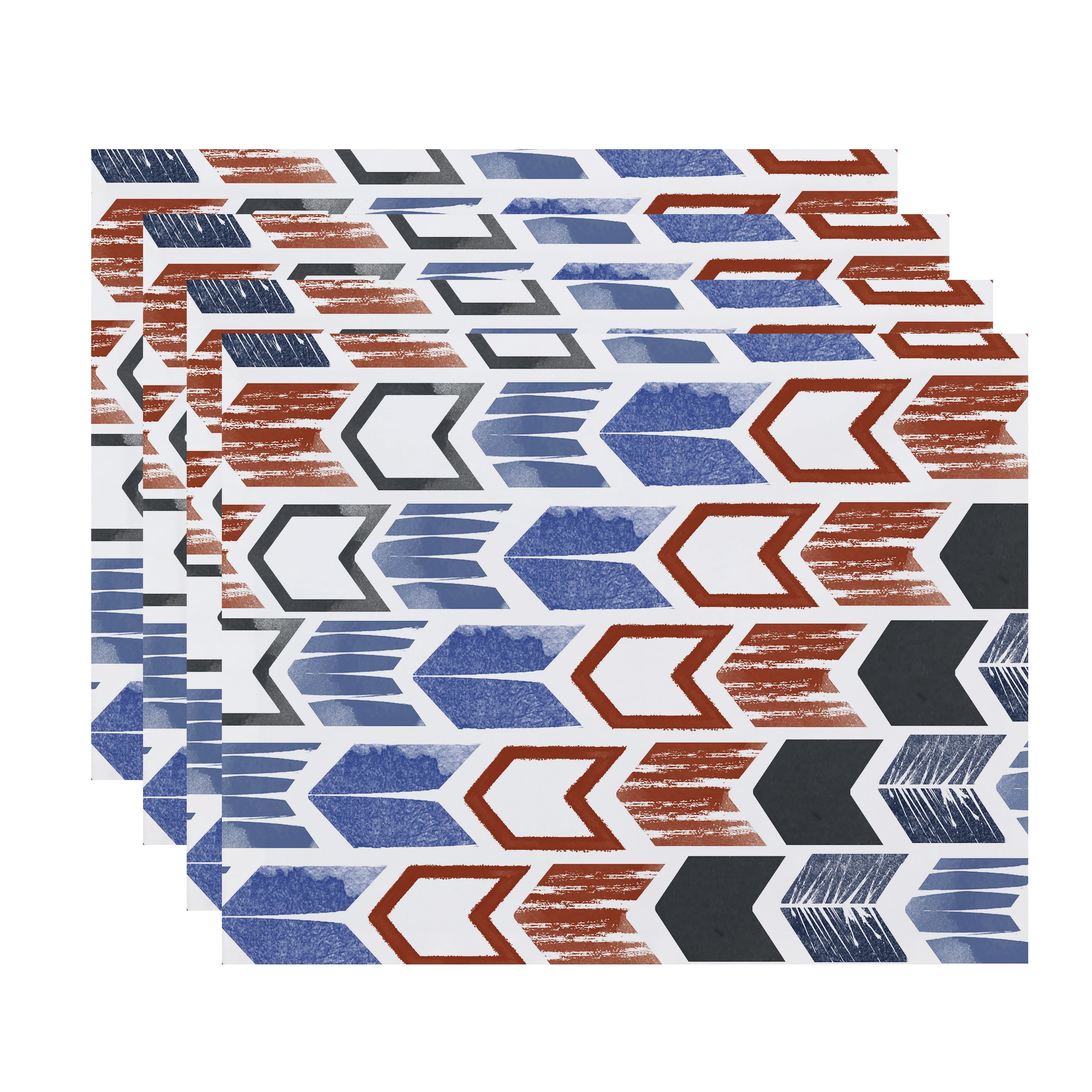 Simply Daisy Arrow Geometric Print Placemat, Set of 4