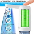 thumbnail image 2 of Dispensador de agua eléctrico portátil - Bomba de jarra de agua de 5 galones sin BPA - Batería recargable por USB - Compatible con botellas de 2 a 5 galones - Para el hogar, la oficina, 2 of 4
