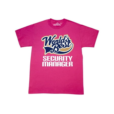 World's Best Security manager T-Shirt (Best Security In The World)