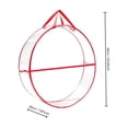 thumbnail image 3 of Christmas Wreath Storage Bag 24 inch with Zippered Opening and Carry Handles, Round Wreath Storage Container for Artificial Holiday Wreaths, Closet, Garage and Attic Organization, 3 of 6