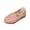 Pink, variant on Women's Classic Loafers Lightweight Non-Slip Hand-Stitched Nurse Shoes Comfortable Soft Sole Slip-On Leather Flats