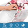 thumbnail image 4 of Yayeee Kitchen Valance Rod Pocket 54" x 18" Living Room Window Curtain, Strawberry Ice Cream Pattern, 4 of 6