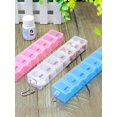 thumbnail image 3 of 1pc Portable 7-grid Transparent Medicine Box, 3 of 5