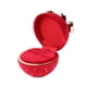 thumbnail image 1 of Qarigey Caja de soporte para joyas, caja de embalaje elegante de satén de pana para el hogar, organizador de aniversario de compromiso de boda, Ropa, zapatos y accesorios Miscelánea Anillo rojo, 1 of 6
