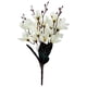 thumbnail image 2 of Tallo de Flor de Magnolia Artificial | Rama de Flor Artificial de Poliéster Realista | Multicolor (Blanco, Rojo, Azul, Morado y Amarillo) | Arreglo Flexible | Decoración Duradera para El Hogar, Centr, 2 of 6