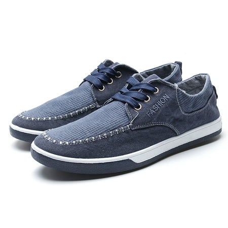 Meigar Mens Casual Shoes Flat Shoes Mens Sneakers Athletic Shoes Plus