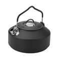 thumbnail image 2 of colaxi Camping Kettle Coffee Tea Pot Lightweight Easy to Clean with Lid Water Pot Campfire Water Kettle for Outdoor Traveling Hiking Black, 2 of 9