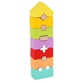thumbnail image 2 of Juguetes de para con íris, Bloques de Construcción, Rompecabezas de Anidación, Juguetes Montessori de Aprendizaje Educativo a Estilo1 Baoblaze apilar bloques, 2 of 8