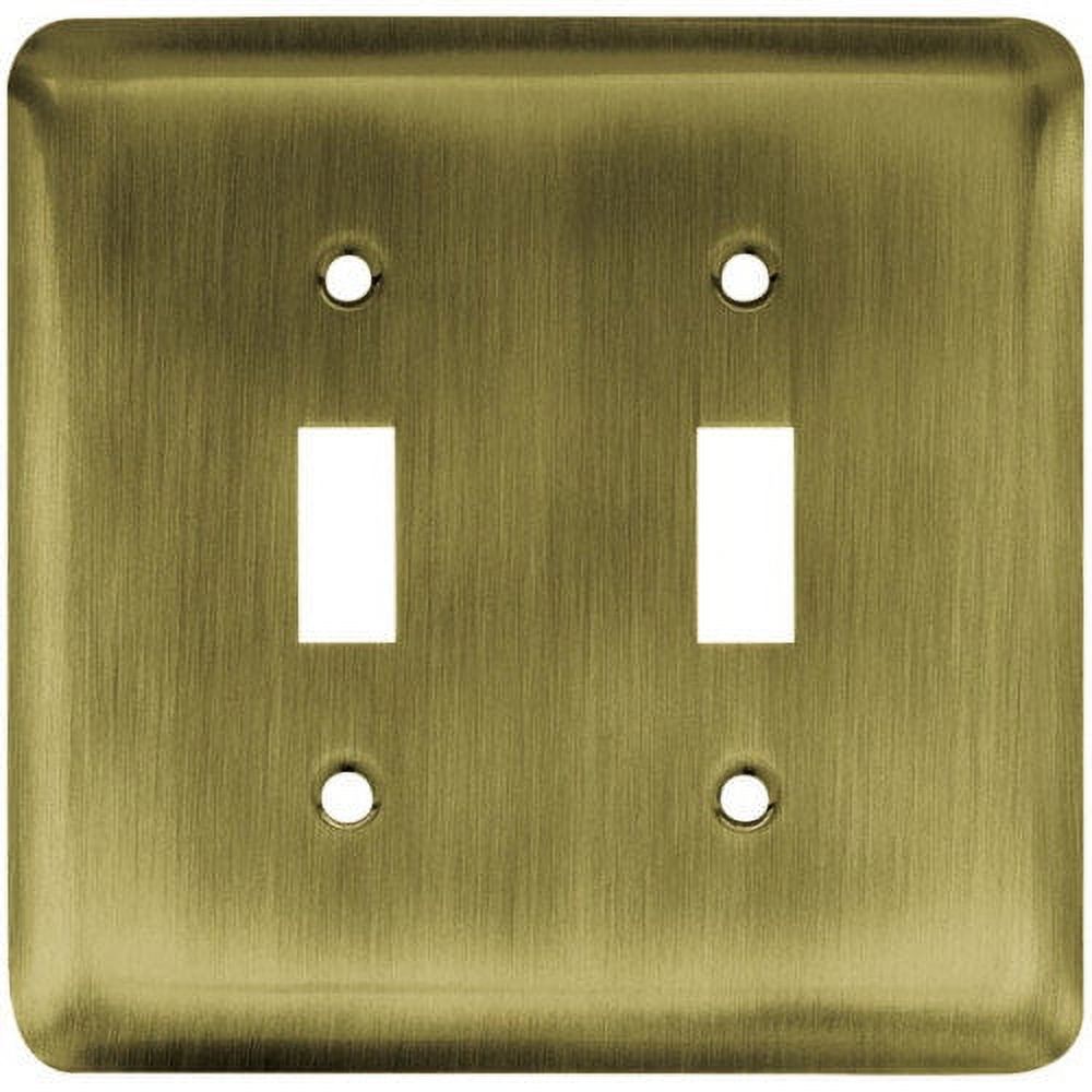 Brainerd Rounded Corner Double Switch Wall Plate, Available in Multiple Colors - image 2 of 5