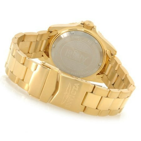 Invicta 16849 Women's Angel Champagne Dial Yellow Gold Plated Steel Bracelet Dive Watch