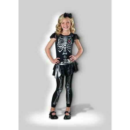 Sparkly Skeleton Child Halloween Costume