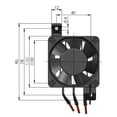 thumbnail image 4 of PTC Heater With Fan, High Temperature Resistant PTC Fan Heater  Heater Mini 110V  For Air Conditioners, 4 of 8