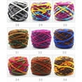 thumbnail image 4 of Nvzi Thick Yarn for Crocheting,ice yarn, 95g 1 roll, Polyester Yarn – Ideal for Knitting Scarves, Sweaters, Hats & More, Soft, Warm & Breathable Crochet Yarn for DIY Crafts,purple&dark coffee, 4 of 4
