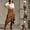 Brown, variant on Women's Asymmetrical Ruffled String Tassel-Accented Midi Asymmetrical Skirt with Elastic Waist for Boho