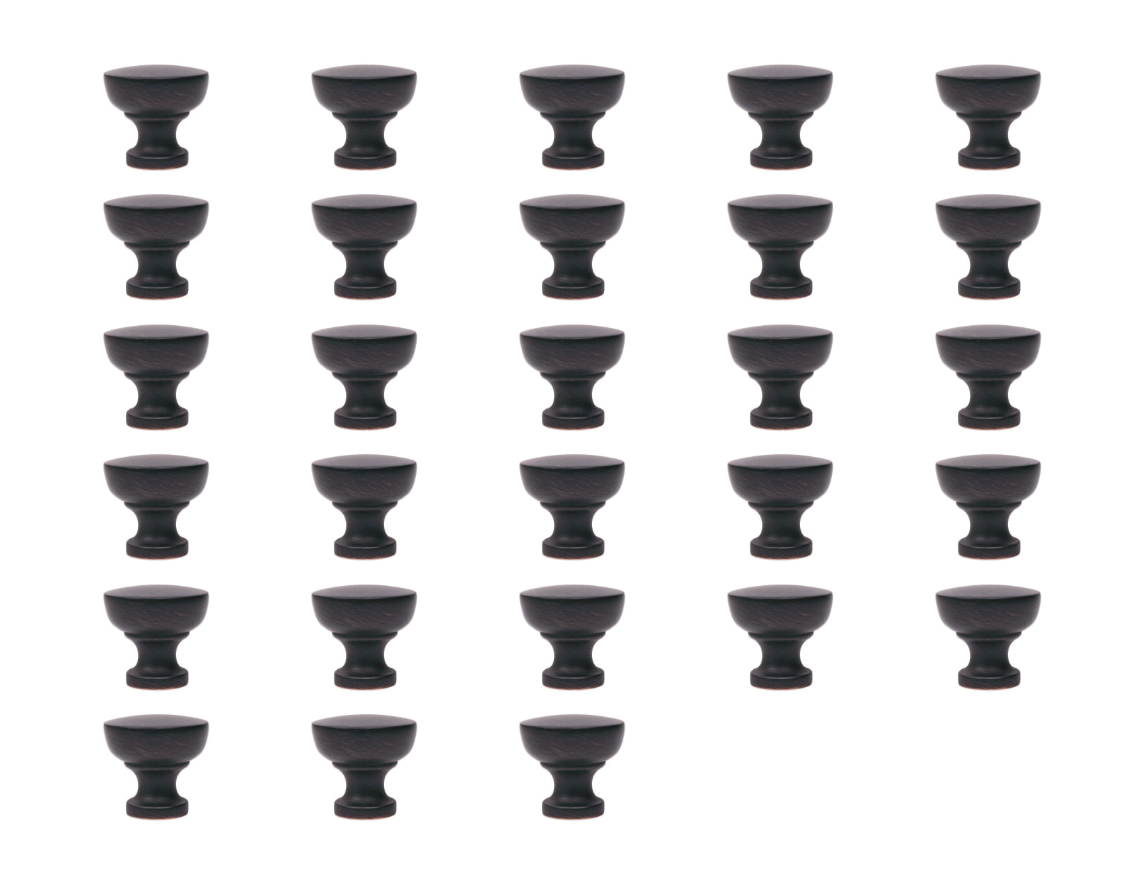 Better Homes & Gardens 1-1/4" (32mm) (5oz) Modern Knob, Oil Rubbed Bronze, 28 Pack