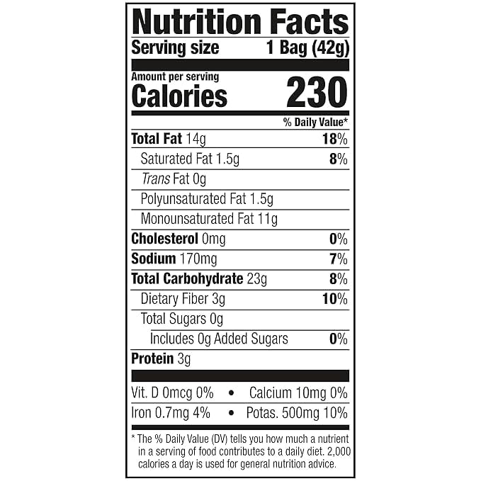 Kettle Brand Sea Salt Potato Chips, 1.5 oz, (Pack of 24)