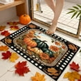 thumbnail image 5 of 50x80cm Thanksgiving Non-Slip Floor Mat Maple Leaf Entry Door Mat Fall Decor Welcome Mat Autumn Home Decor Pumpkin Theme Outdoor Indoor Doormat Holiday Season Decor, 5 of 6