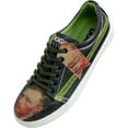 thumbnail image 4 of Dogo Vegan Leather Sneakers for Women - Handmade and Unique Fashion Sneakers for Women, Vincent van Gogh Self Portrait Design, Size 6, 4 of 5