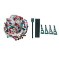 thumbnail image 2 of Foldable Xmas Tree, 4.9ft PET Artificial Xmas Tree for Holiday Decoration  Feel Quick Assembly Fade Resistant Customizable, 2 of 7