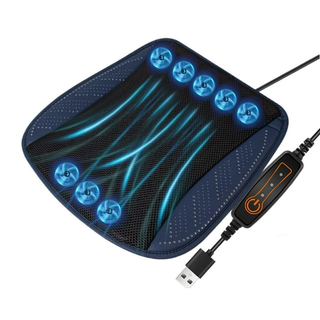Cojín genérico para asiento delantero de coche, funda protectora para asiento de coche, funda cómoda para asiento. Azul